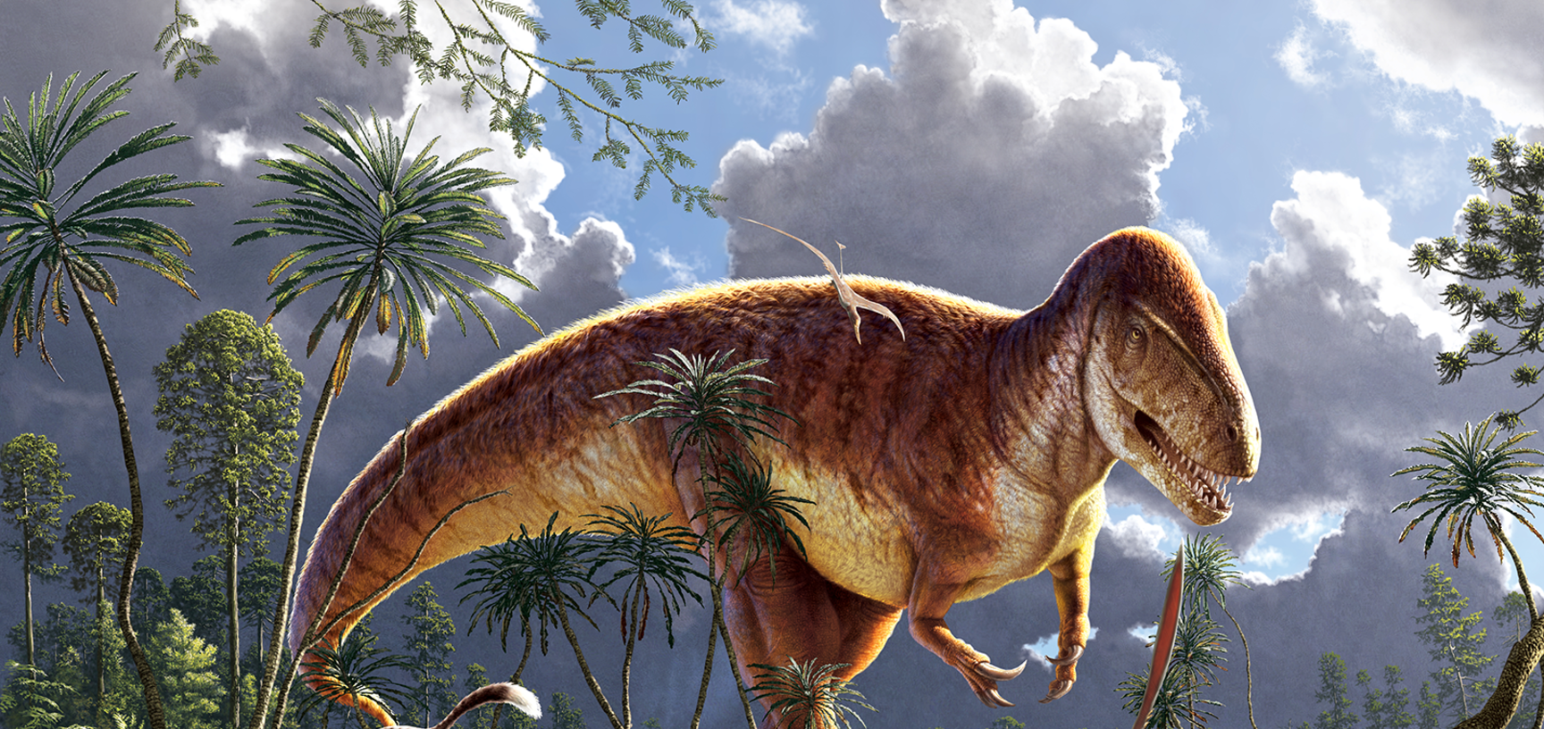 A palaeoart reconstruction of Megalosaurus bucklandii, the first dinosaur ever to be described by scientists. 