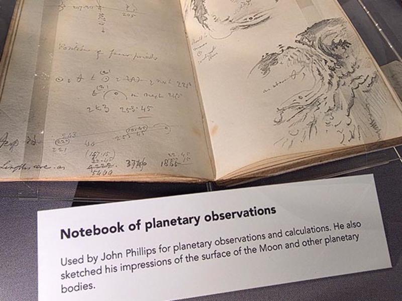 Notebook of planetary observations